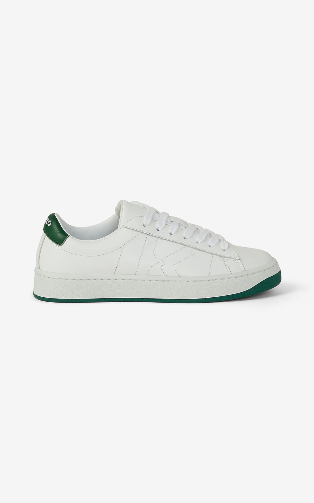 Kenzo Kourt K Logo Läder Sneakers Dam | 17085-IMUB